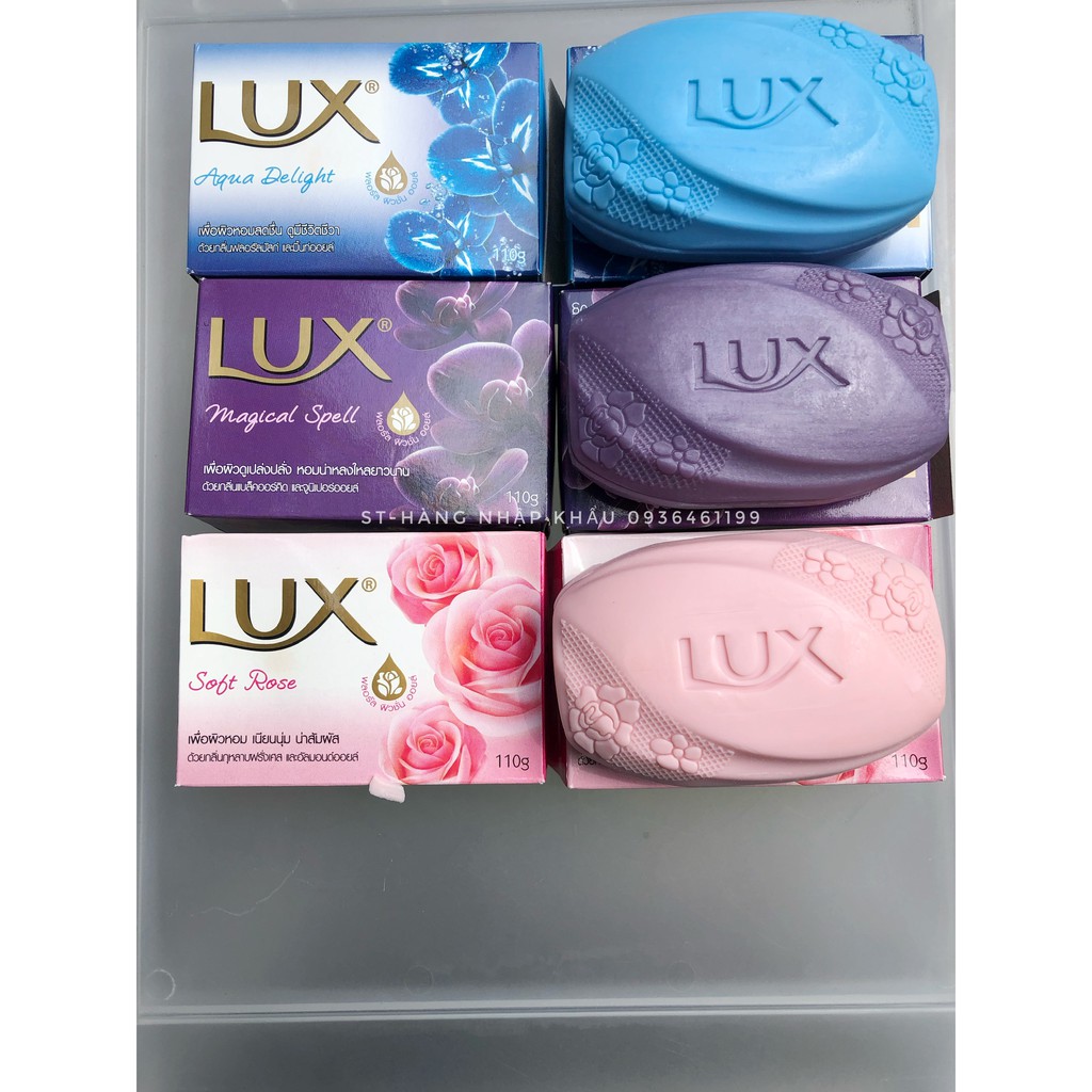 Xà phòng tắm  LUX  hộp 110g,gói 55g Thái Lan