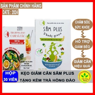 Kẹo sâm plus s’body green giảm cân số 1 vn- giảm cân sâm nhung plus