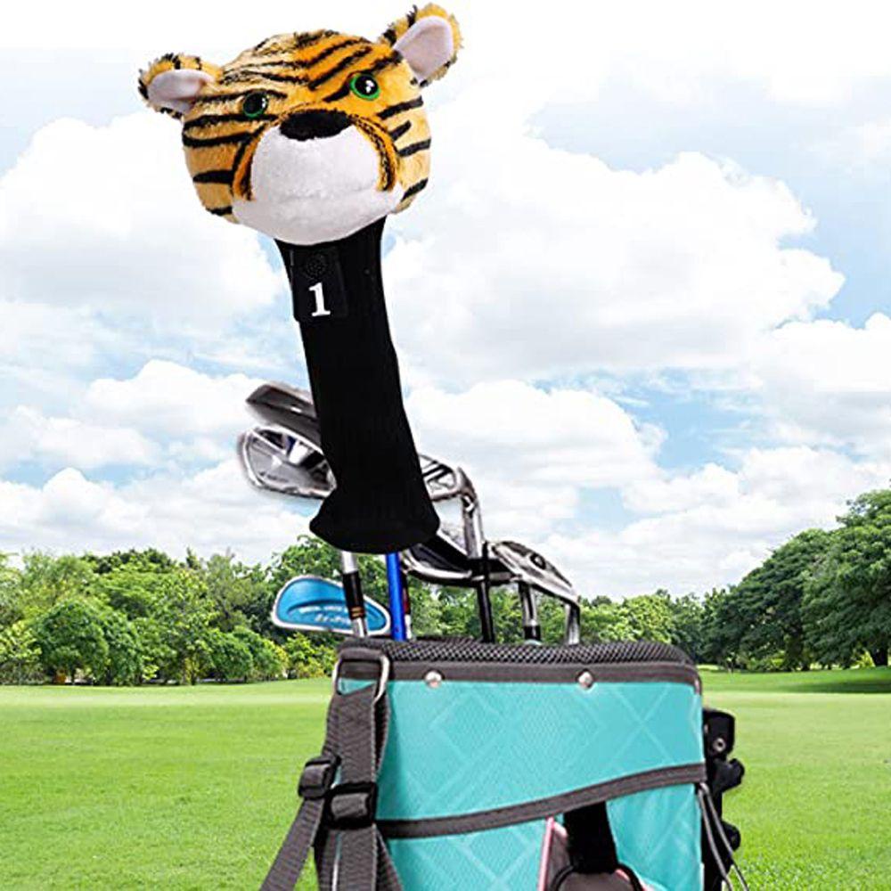 IVORY Vỏ Bọc Đầu Gậy Đánh Golf FW Kiểu Hoạt Hình Nhồi Bông Dễ Thương