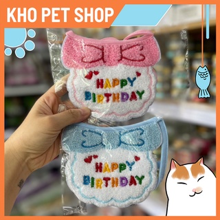 Yếm Birthday cho thú cưng