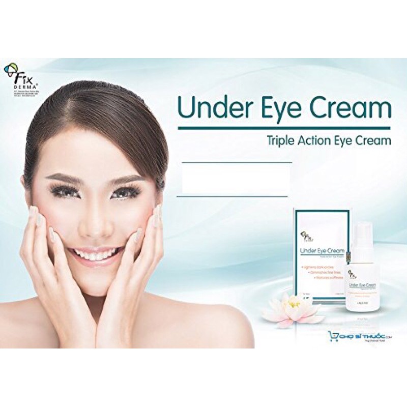 Kem Giảm Quầng Thâm – Bọng Mắt Fixderma Under Eye Cream
