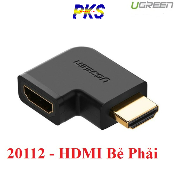 Đầu nối HDMI 90 độ Ugreen 20112 - Ugreen 20112 - 20112 ( bẻ phải )
