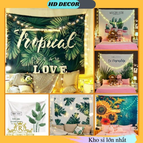 Tranh treo tường decor ☀️ 𝐅𝐑𝐄𝐄𝐒𝐇𝐈𝐏☀️Tranh vải treo tường phòng ngủ đẹp - tặng móc treo size lớn in sắc nét