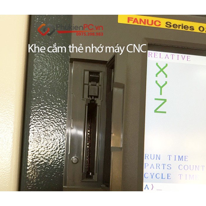Đầu đọc PCMCIA 68pin (CF sang PCMCIA) cho máy CNC