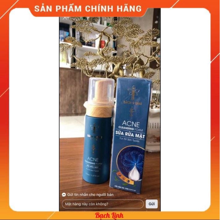 Sữa Rửa Mặt Bách Y Sâm DA DẦU MỤN SẠCH SÂU TẠO BỌT 150ml (Sữa Rửa Mặt Bạch Linh)