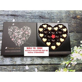 Socola Valentine Handmade (Viết chữ theo yêu cầu) Mẫu 10