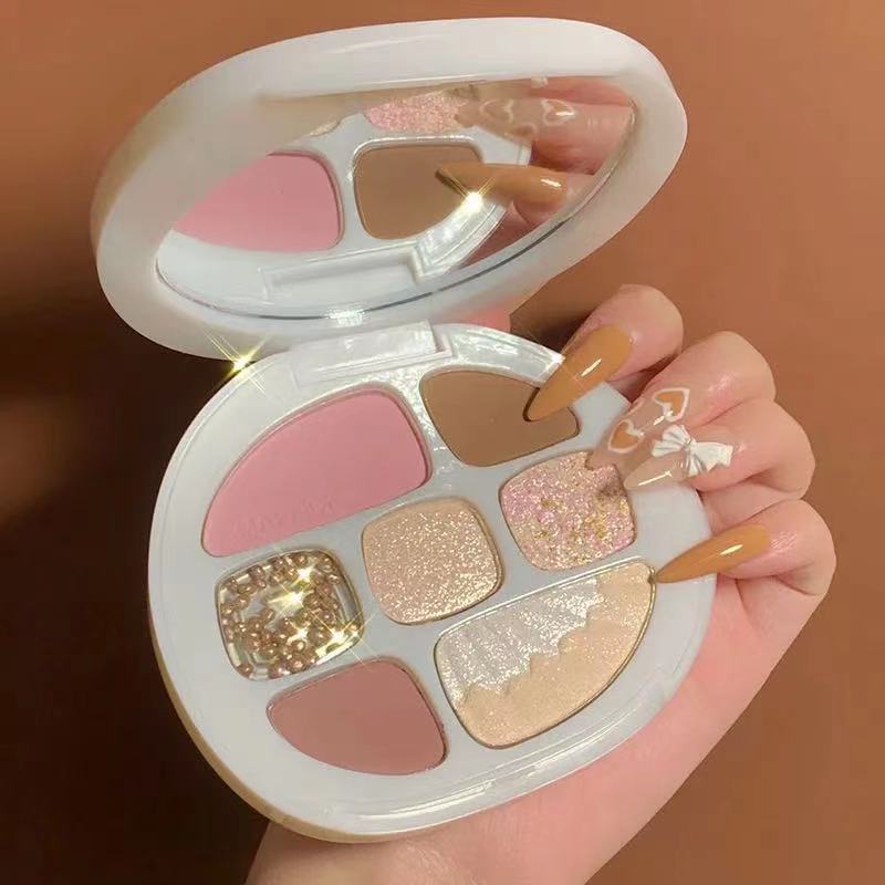 Bảng phấn mắt MAFFICK 8 màu ánh ngọc trai lấp lánh tuyệt đẹp trang điểm | BigBuy360 - bigbuy360.vn