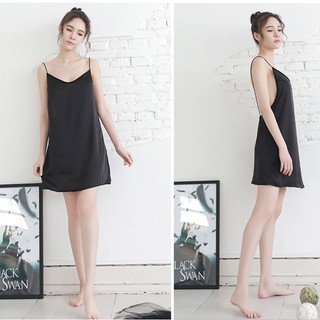 Váy ngủ 2 dây lụa satin siêu quyến rũ