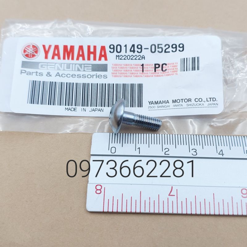 Ốc, bu lông bắt nhựa bửng yếm, body kit EXCITER 2006-2010 zin