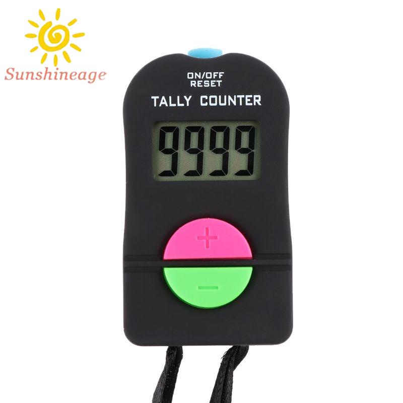 SUNAGE- ~Digital Counter Tally Counter 0-9999 2/sec Beep Clicker Manual Clicker【SUNAGE-HOT Fashion】