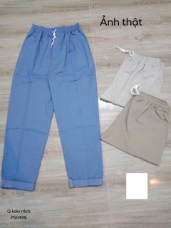 Quần Kaki rách gối (HS-P )