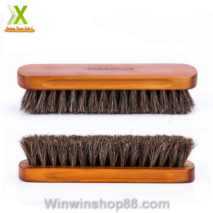 Bàn Chải Lông Ngựa Đánh Giày Horsehair Cao Cấp Cỡ Lớn ĐỒ_LƯU_NIỆM