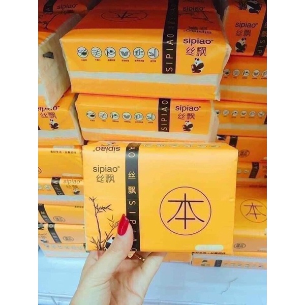 Thùng 30 Gói Giấy Ăn Gấu Trúc Dai Mịn HÀNG LOẠI1