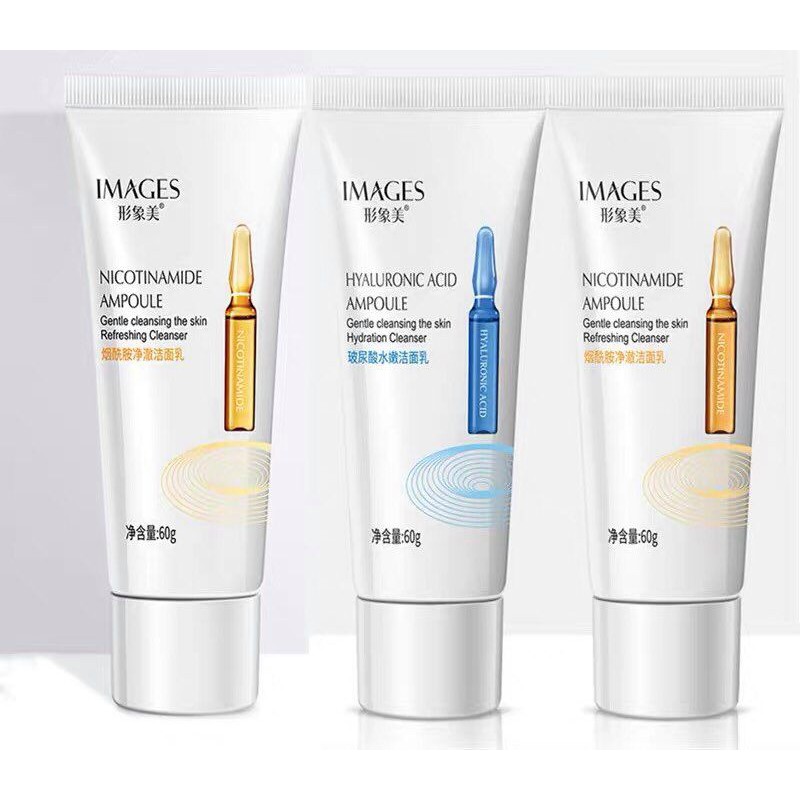 Sữa rửa mặt cấp nước dưỡng trắng Hyaluronic Acid Image 60g