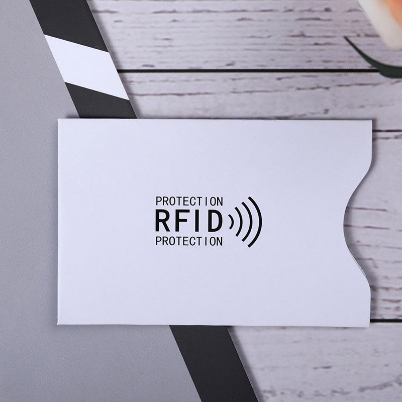 Set 5 Bao Đựng Thẻ Ngân Hàng Bằng Kim Loại Chống Rfid Giá Đỡ