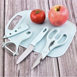 bộ dao, bào, kéo, thớt 🌼freeship🌼 bộ dao kéo bào thớt cao cấp