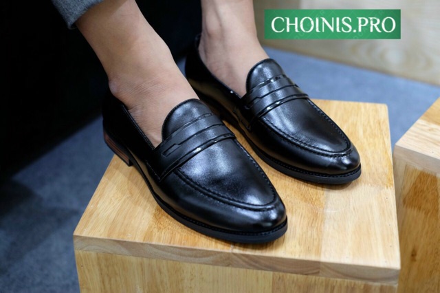 Giầy lười nam da bò cao cấp CHOINIS