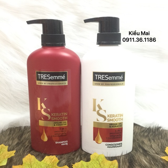 Cặp dầu gội và xả Tresemme Thái