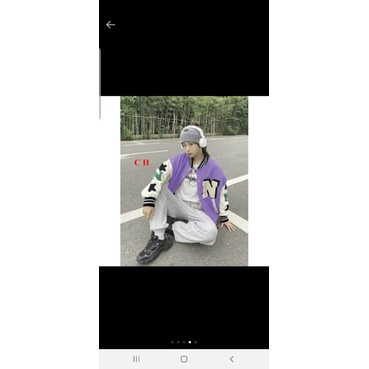 Áo Bomber NSAO chất nỉ ngoại dày mịn ko xùThời trang thu đôngJacket Unisex giữ nhiệt
