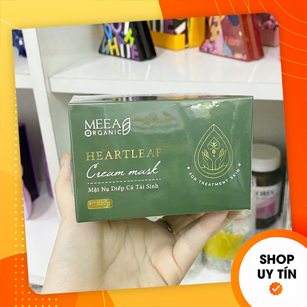 [Tặng Cọ] Mặt Nạ Diếp Cá Tái Sinh MeeA Organic - Mask nhiếp cá đắp mặt - 8938534672085