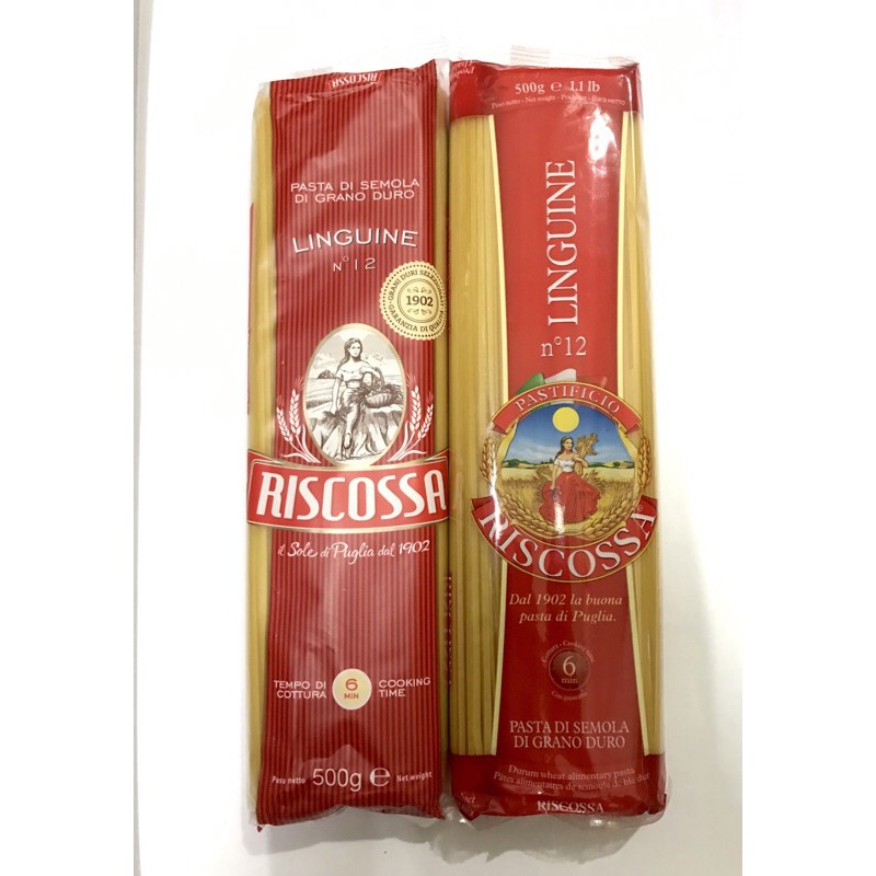 Mỳ Ý Linguine số 12 hiệu Riscossa 500g - Nhập khẩu Ý