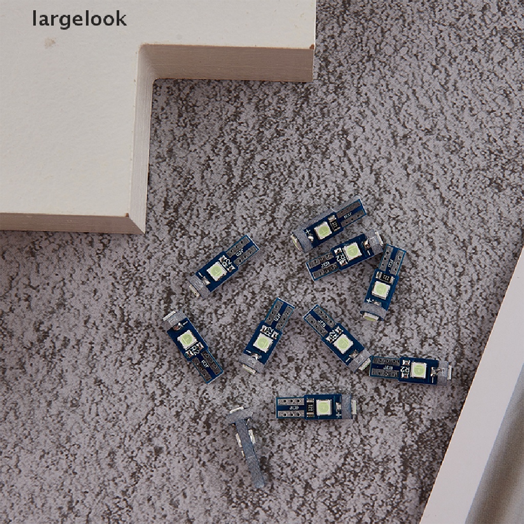 Set 10 Đèn Led T5 12V Cho Nội Thất Xe Hơi ♨Nóng Bỏng