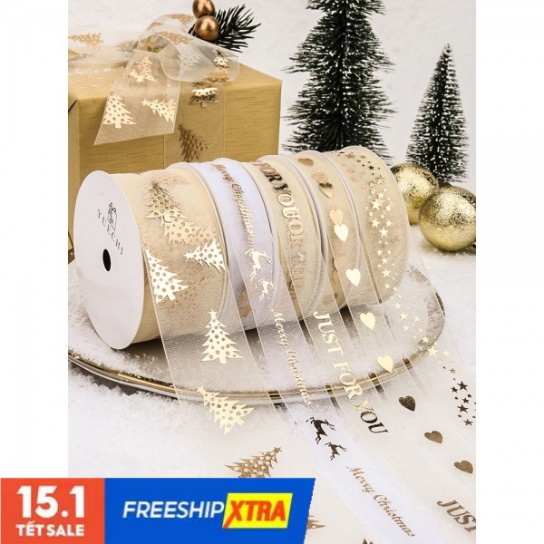 Cuộn Dây Ruy Băng Thắt Nơ Trang Trí Hộp Quà Sinh Nhật