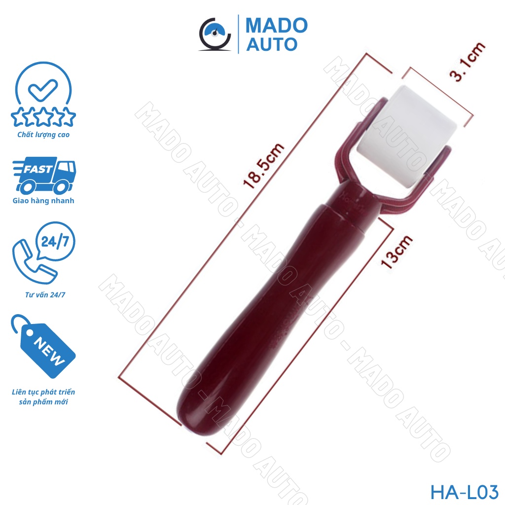 Dụng cụ sửa chữa ô tô, con lăn trắng trơn nhỏ HAMEI làm cách âm chuyên dụng cho xe ô tô HA-L03