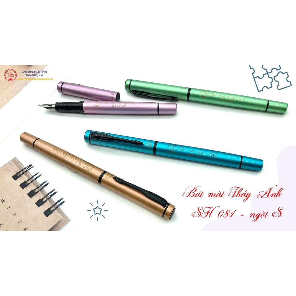 Bút Thầy Ánh SH 081 ngòi S thanh đậm
