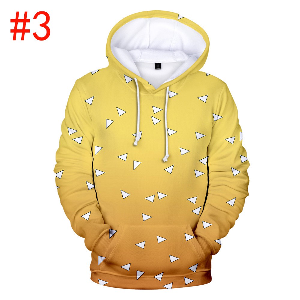 Áo hoodie tay dài in họa tiết Kimetsu no Yaiba 3D cho nam | BigBuy360 - bigbuy360.vn