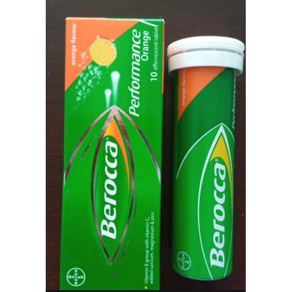 Viên sủi bổ sung vitamin và khoáng chất Berocca Performance 10 Viên/tuýp