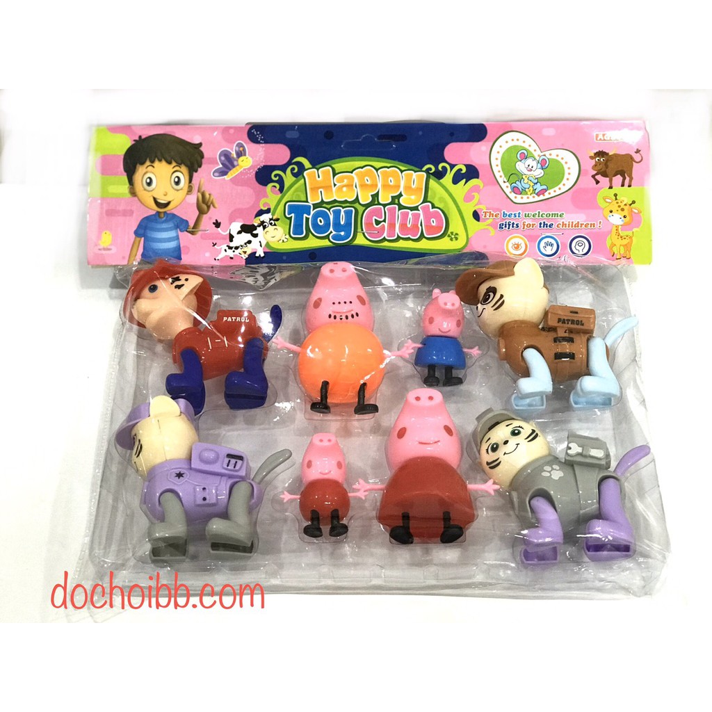 Đồ chơi Túi Heo Peppa Và Chó Cứu Hộ Happy Toy Club