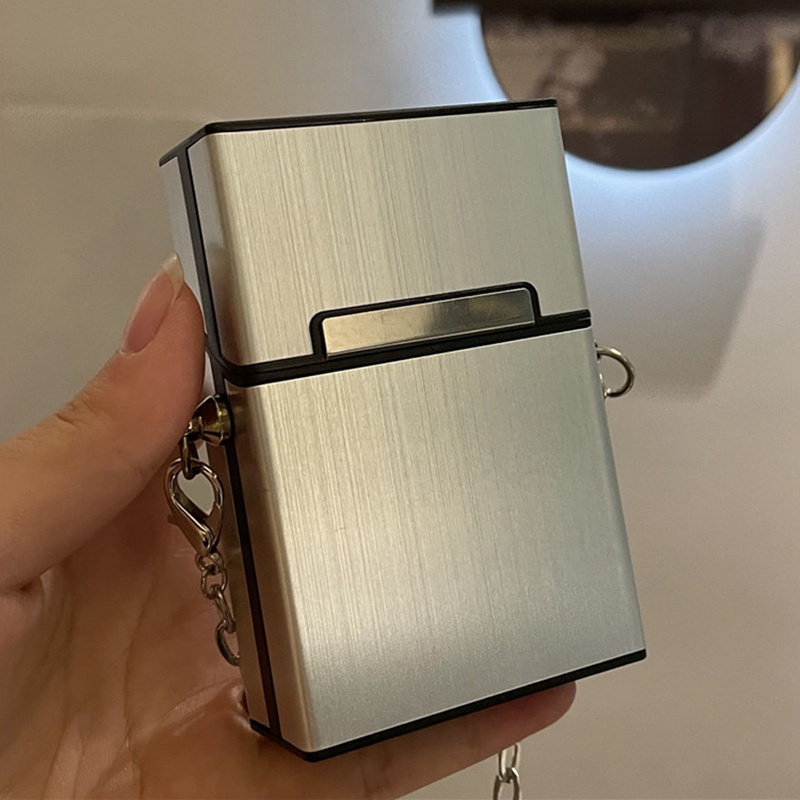 Túi Đeo Chéo Mini Đựng Thẻ/Tiền Bằng Kim Loại Màu Bạc Phong Cách Doanh Nhân Cho Nữ | BigBuy360 - bigbuy360.vn