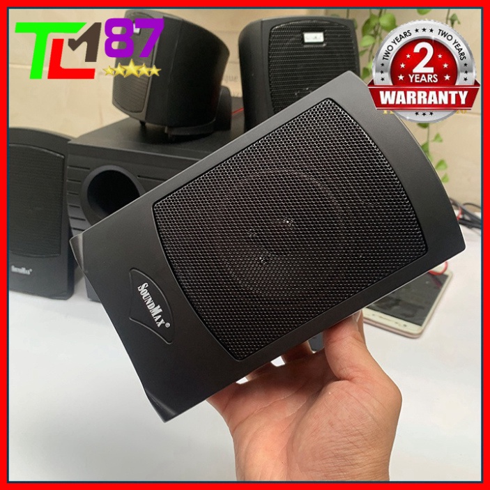 Loa Máy Tính Chính Hãng Cao Cấp Bass Công Suất Lớn 4.1 SOUNDMAX A4000 - Loa Nghe Nhạc PC Laptop Để Bàn Có Dây Gaming