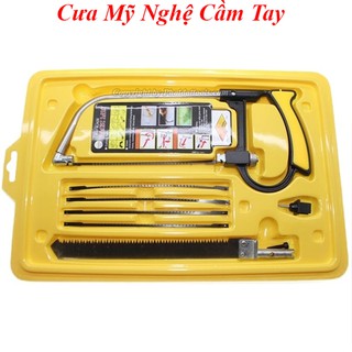 Miễn Phí Ship Bộ Cưa Tay Đa Năng Tiện Dụng 6 lưỡi cưa tặng lấy ráy tai có đèn(Hàng Mới)