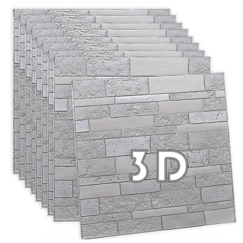 Xốp dán tường 3d Giấy dán tường & Decal dán kính chống bám bụi cho phòng ngủ trang trí nhà cửa không thấm nước 3D