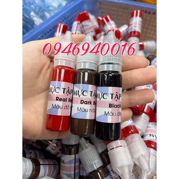Mực tập chai nhỏ