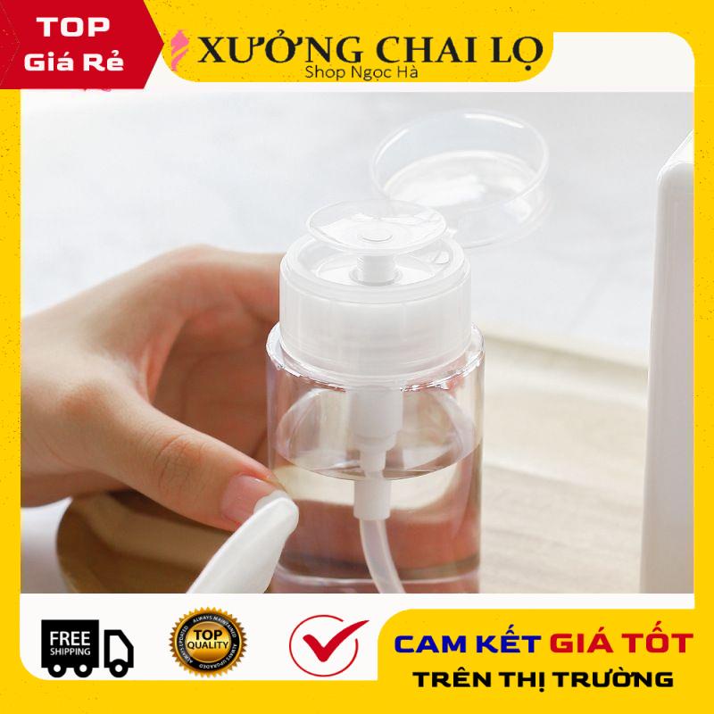 [GIÁ RẺ NHẤT] ❤ [120ml,150ml,200ml] Chai Nhựa Pet Chiết Mỹ Phẩm Toner Có Nút Nhấn Tiện Lợi , Lọ Chiết Nước Tẩy Trang