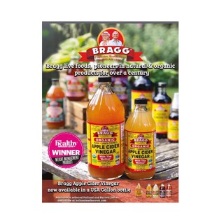 Giấm táo Bragg 473ml - 946ml