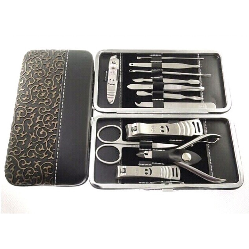 Bộ dụng cụ làm móng tay 12 món không gỉ