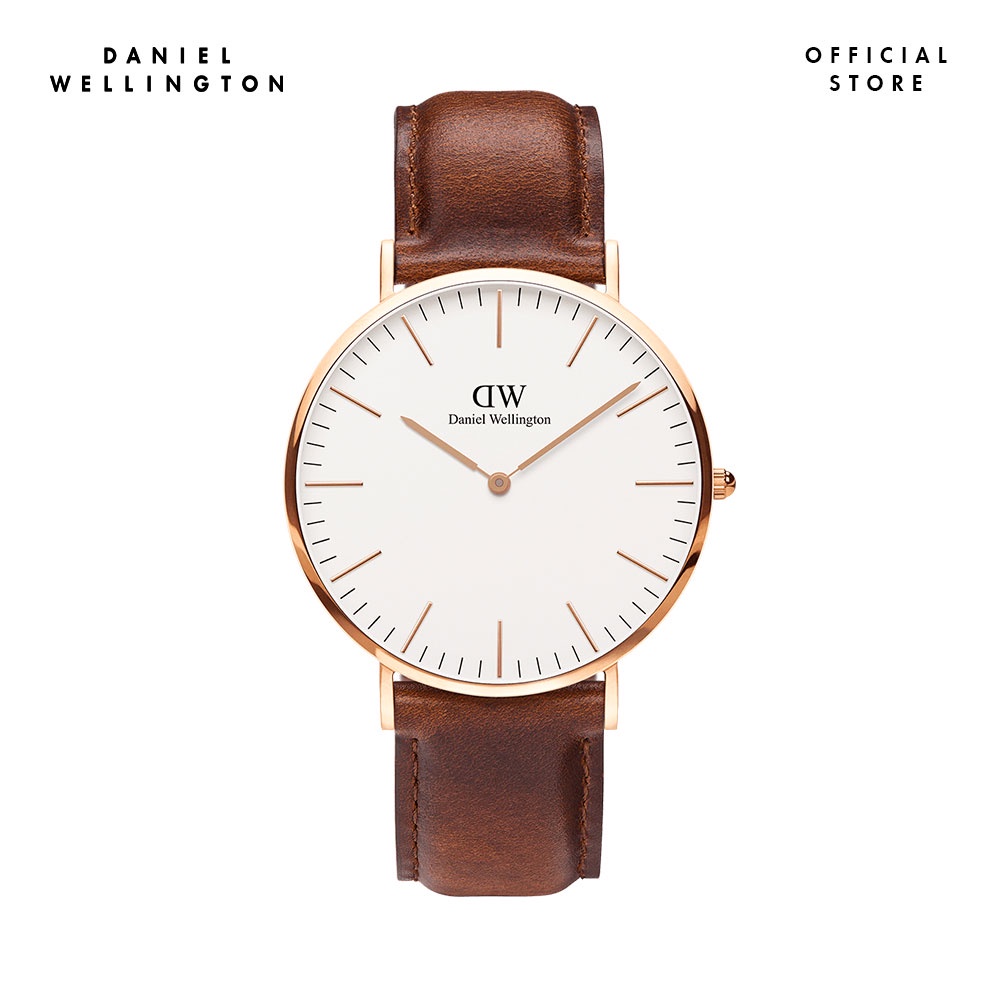 Đồng hồ Nam Daniel Wellington dây da Classic St Mawes 40mm DW00100006