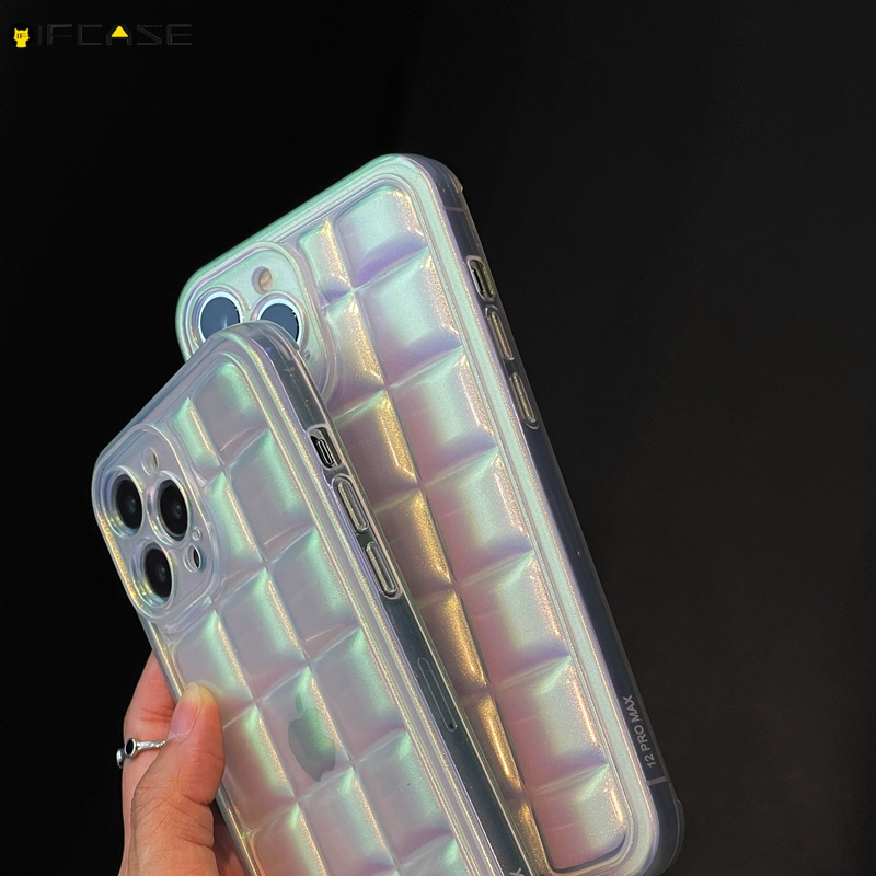 Ốp Điện Thoại Mềm Trong Suốt Chống Sốc Lấp Lánh Đơn Giản Cho iPhone 13 12 11 Pro Max XS Max XR X