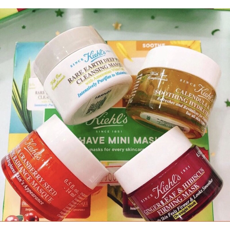 COMBO 4 LOẠI MẶT NẠ KIEHL’S MINI