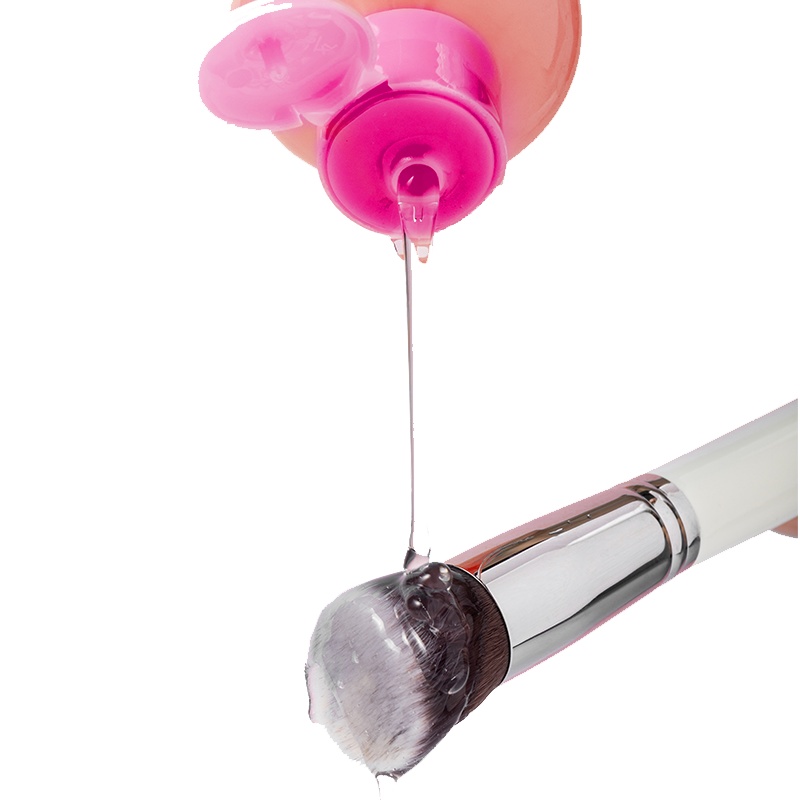 Set 3 mút trang điểm hình quả trứng/ dung dịch vệ sinh cọ trang điểm UKISS tiện dụng