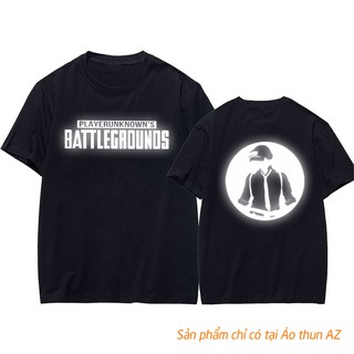 Áo thun PUBG Nam Nữ màu đen phản quang cực đẹp - Cotton Thái M2404