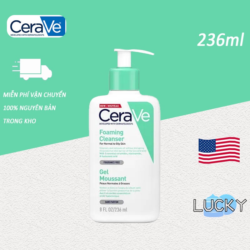 Sữa rửa mặt Cerave Foaming Cleanser 236ml
