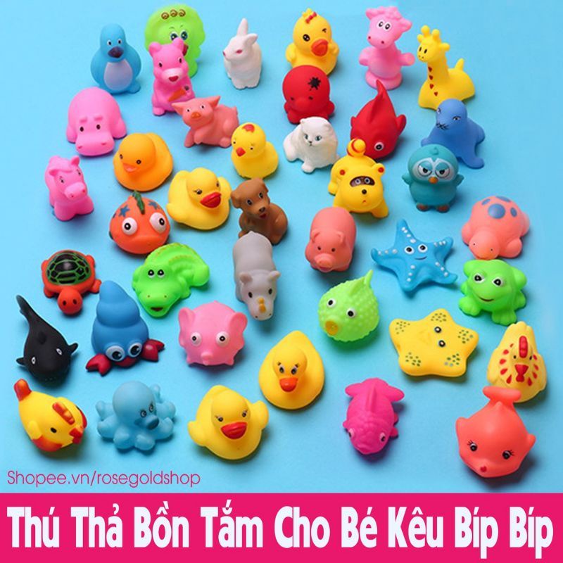Túi 12 Thú Chíp Chíp Thả Bồn Tắm Cho Bé, Có Bán Lẻ