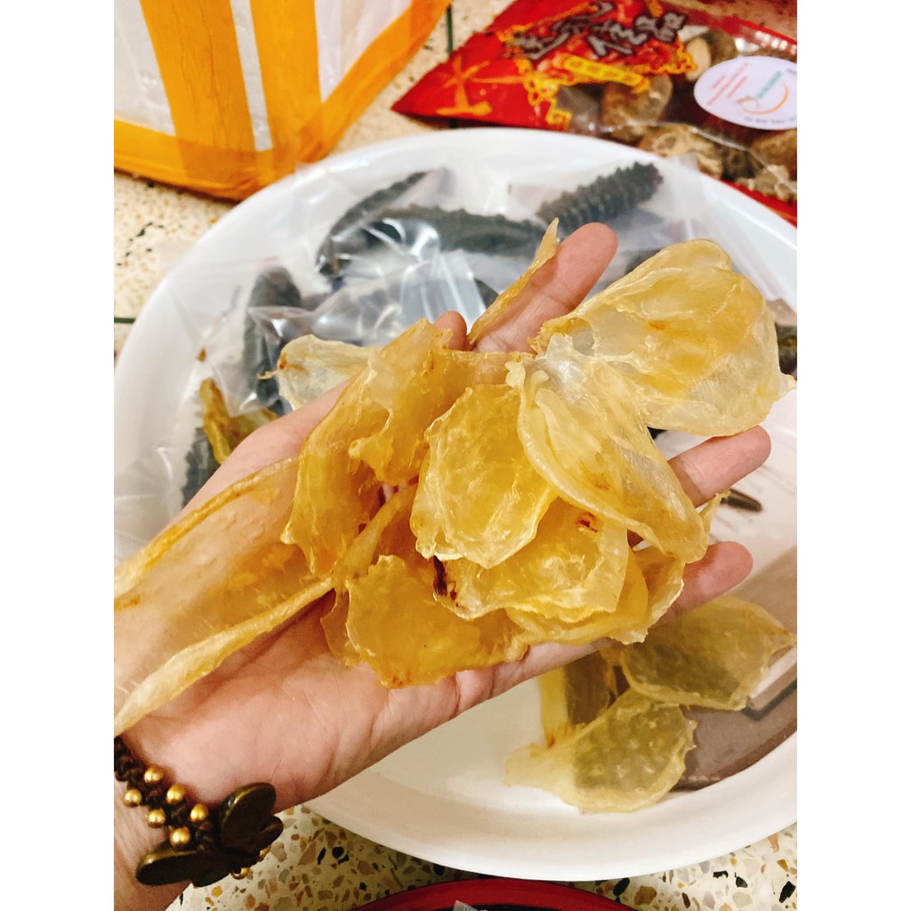 Bong bóng cá nấu súp (bóng cá trứng túi 100g)