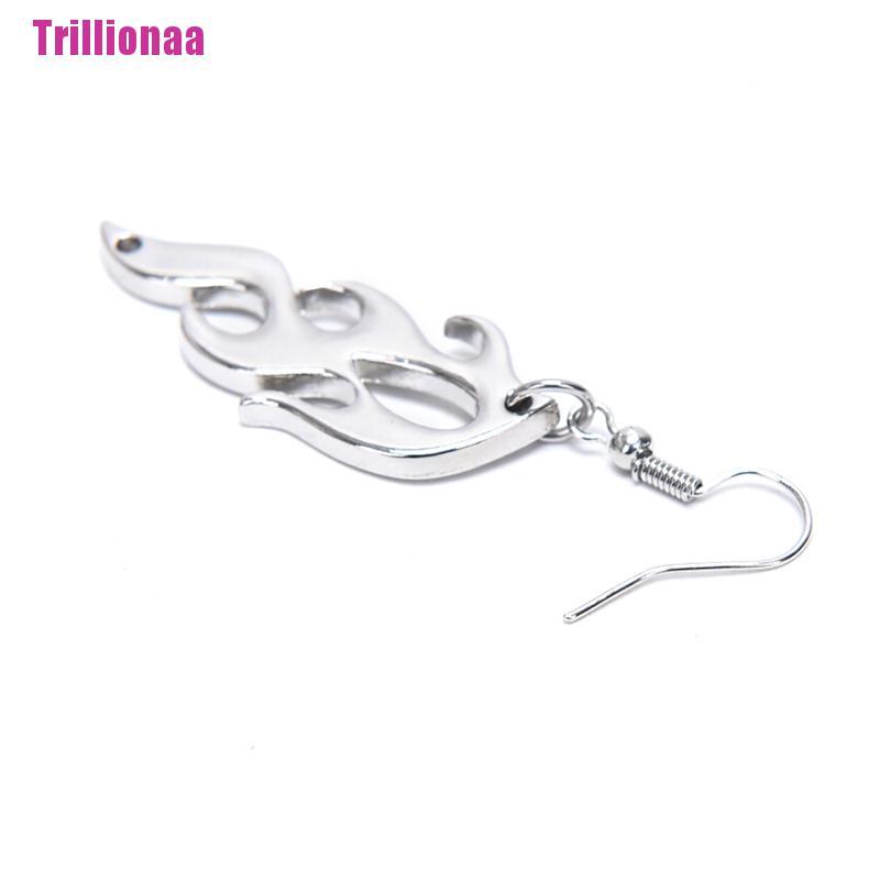 Bông Tai Dáng Dài Hình Ngọn Lửa Phong Cách Punk Hip Hop Thời Trang Cho Nữ