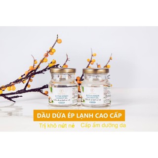 Dầu dừa ép lạnh  - handmade